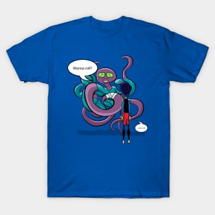 rolling with an alien ? T-Shirt